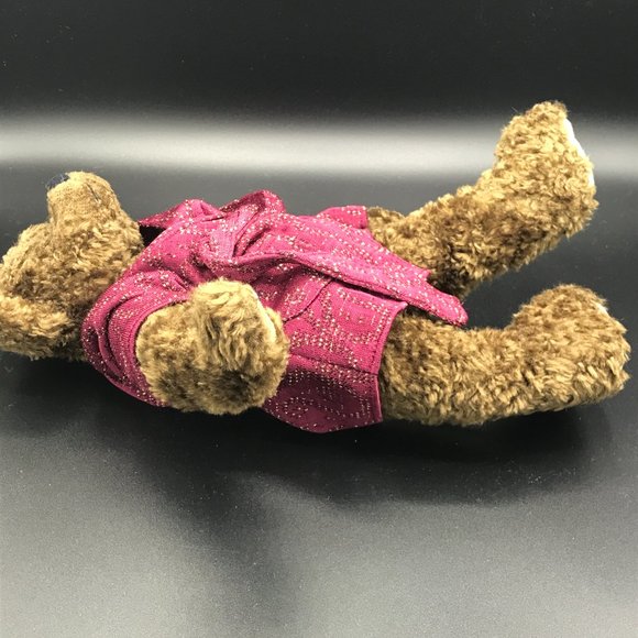 Ty Attic Treasures Tyrone 1993 12" Size Teddy Bear in Robe - Movable Arms/Legs - Picture 4 of 7